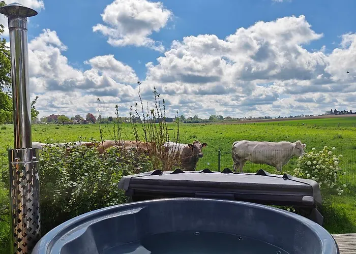 Sphair Aux Merveilles - Dome Romantique Avec Vue Panoramique Sur La Nature אוהל מפואר Faimes